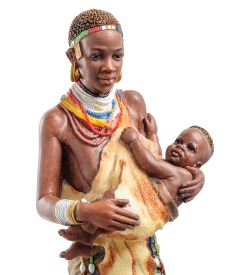 Veronese WS-728 Статуэтка «Африканка с детьми»