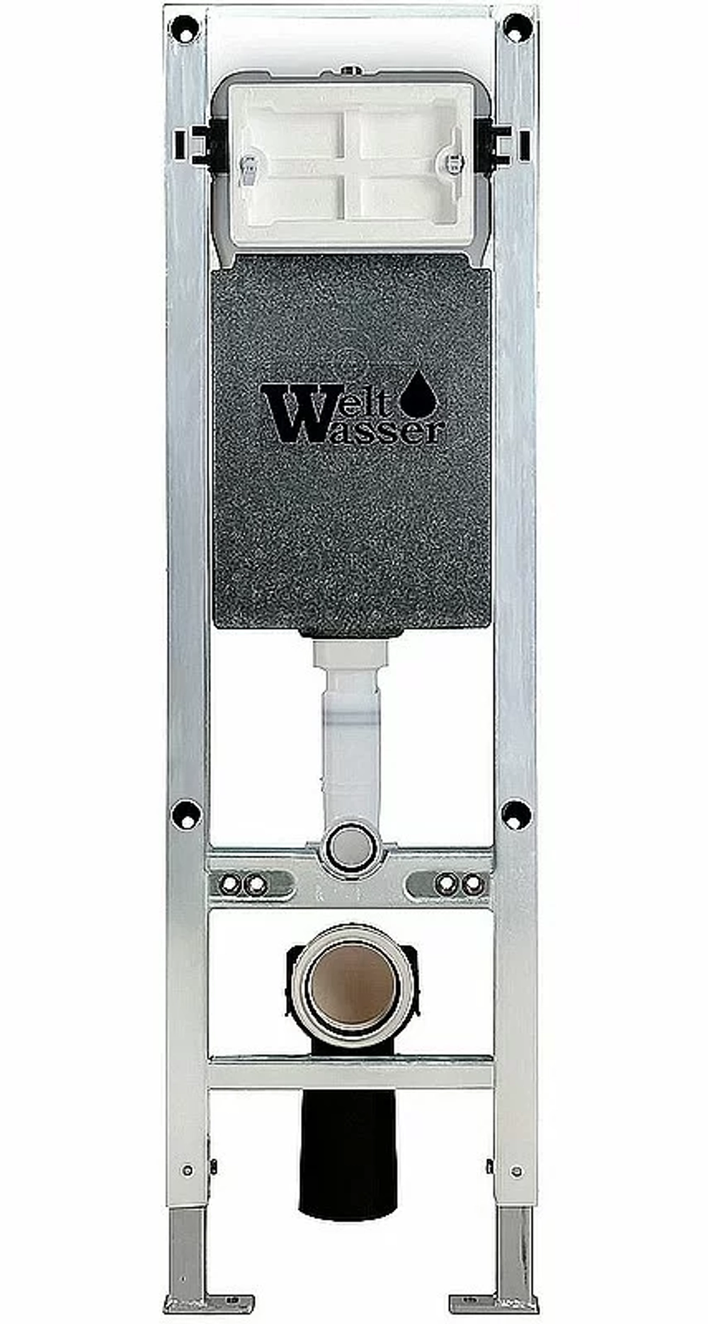 Унитаз с инсталляцией WeltWasser AMBERG 350 ST + ODENBACH 004 GL-WT + AMBERG RD-MT CR