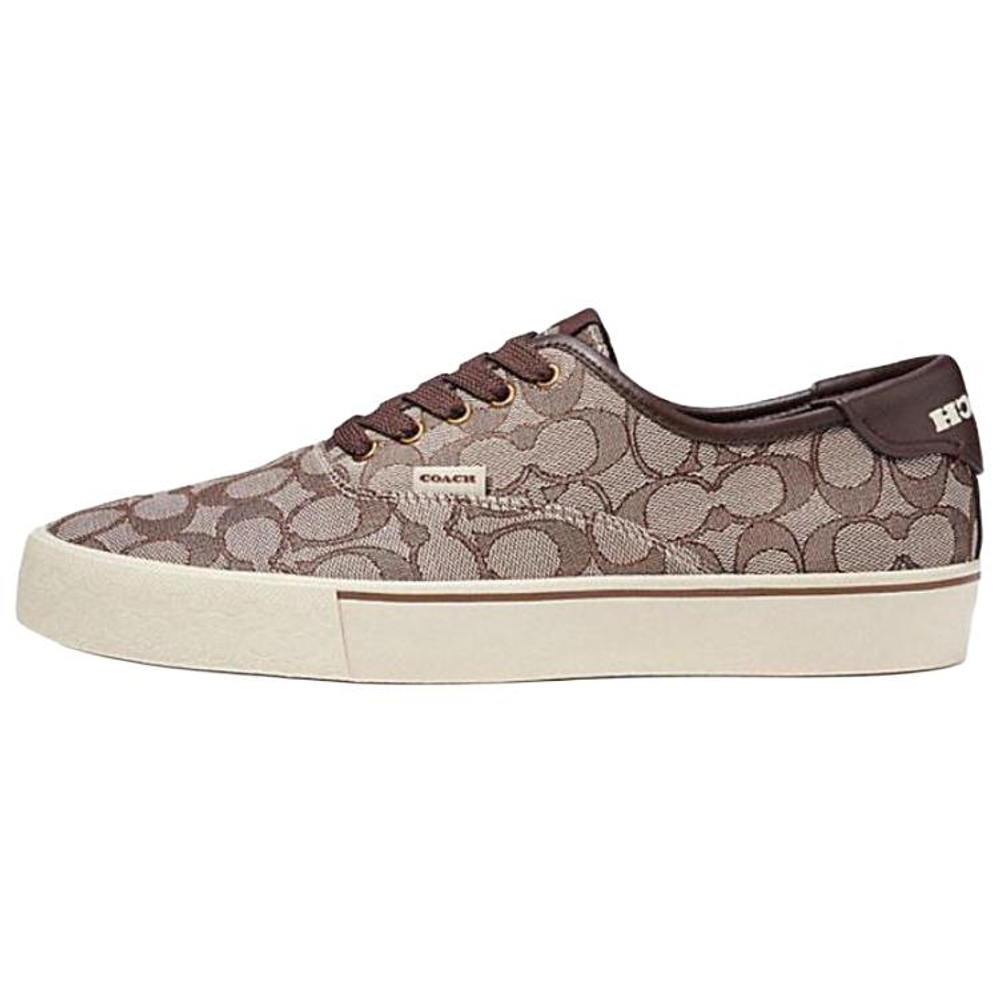 COACH Low top Stylish Skateboarding Shoes Men"s Brown