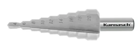 Ступенчатое сверло Ø 4-12 мм, Karnasch, арт. 21.3001