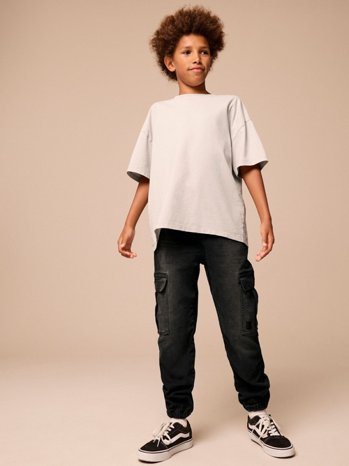 Джинсы карго для мальчика Next 186-148, Черный