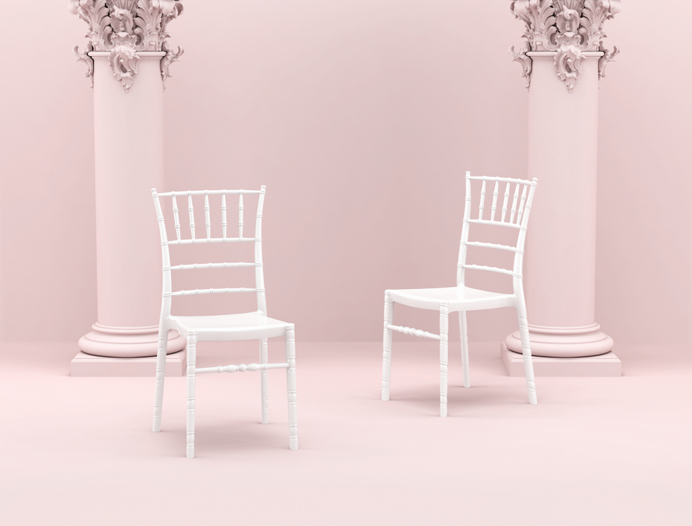 Стул пластиковый Siesta Contract Chiavari, белый