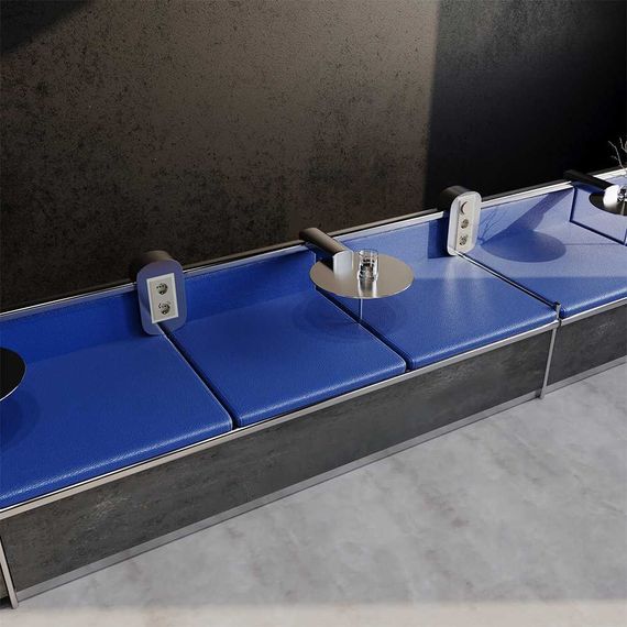 Рамка стеклянная Voltum S70 на 3 поста, (шелк, стекло) VLS110304