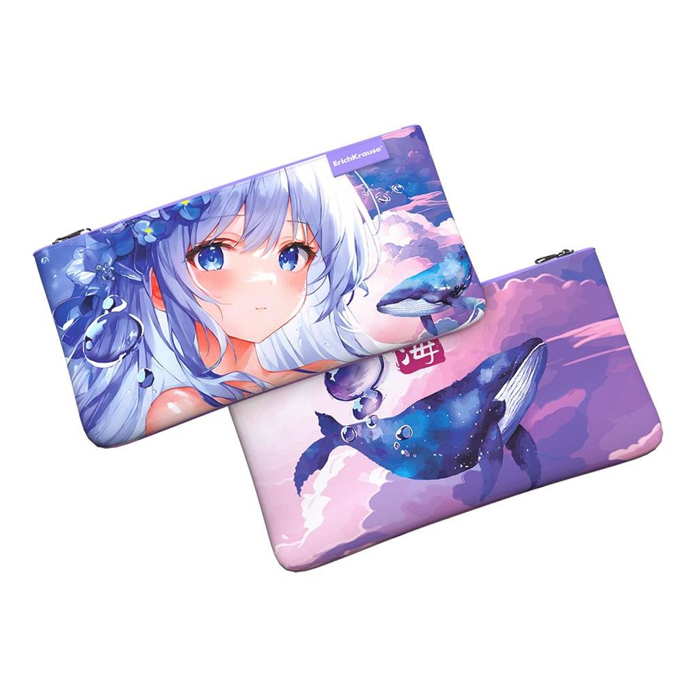 Пенал конверт 220x120мм "Kawaii Whale" (ErichKrause)