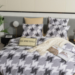 Комплект постельного белья Делюкс Сатин 100% хлопок на резинке LR435