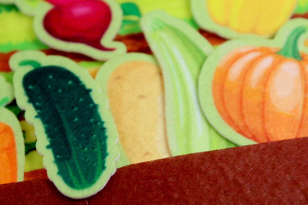 Набор из фетра на липучках Огород