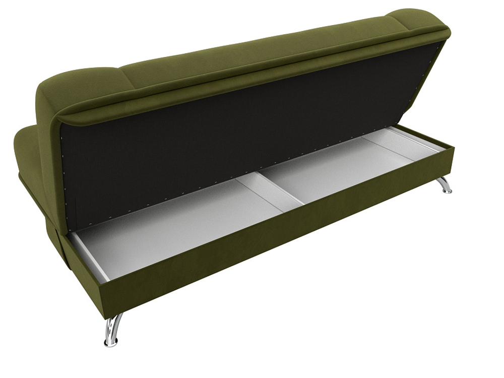 Диван-книжка Анна МИКРОВЕЛЬВЕТ Зеленый