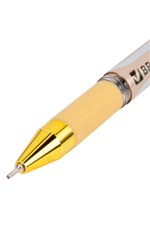 Ручка шариковая масляная с грипом BRAUBERG "Delta Plus Gold", СИНЯЯ