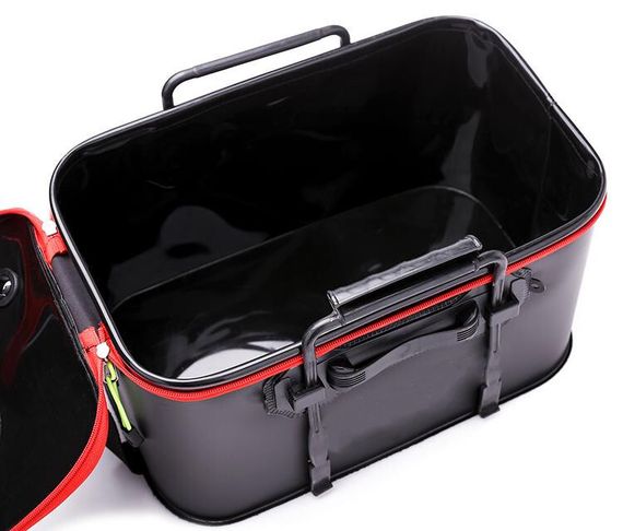 Сумка - кан рыболовная водонепроницаемая складная с клапаном 40 см EVA