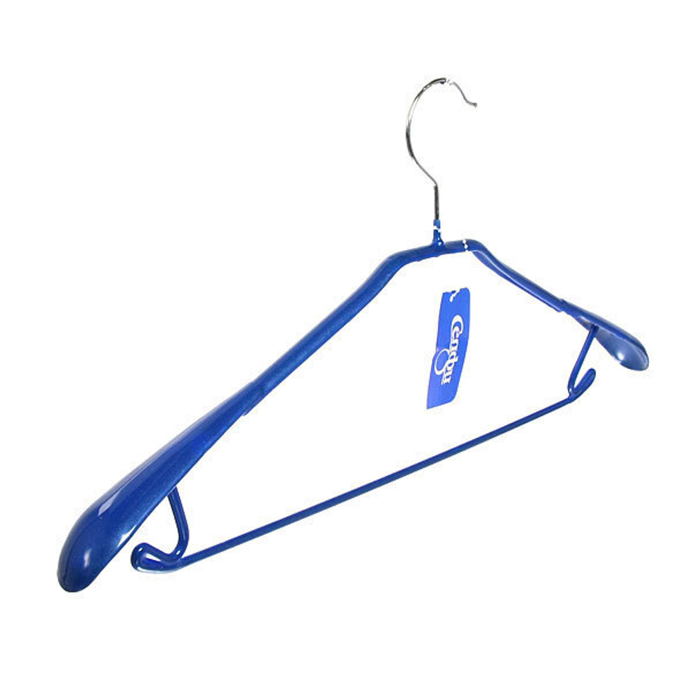 Плечики металлические с пвх покрытием 44см, синие