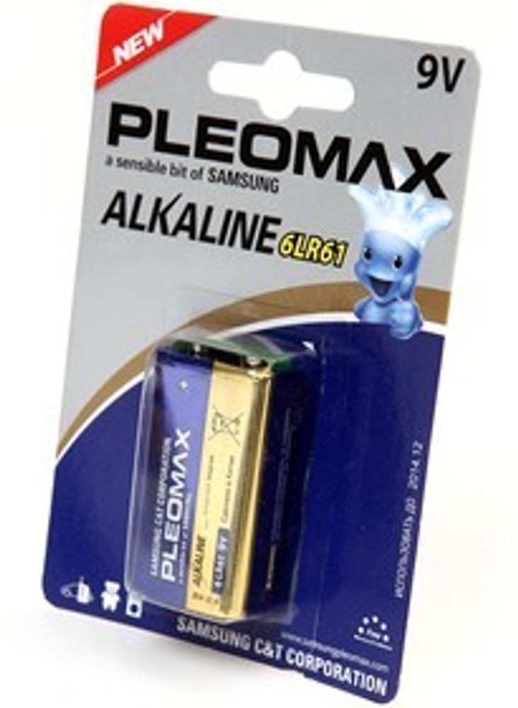 Элемент питания Крона Pleomax 6LR61-1BL