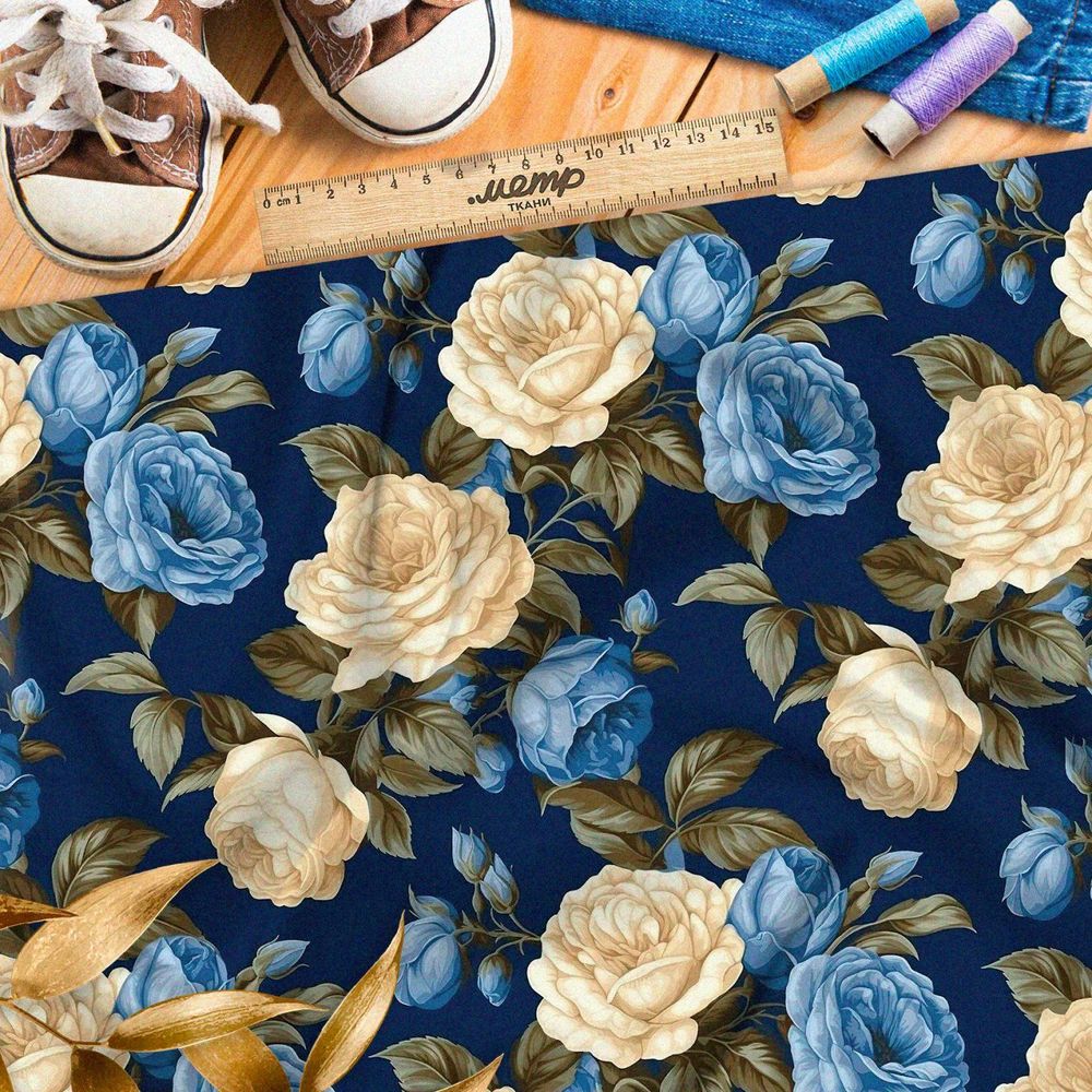 Ткань Ниагара Софт романтическая роза