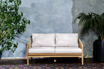 Диван из акации Joygarden РИМИНИ 2-х местный, Light Teak, бежевый