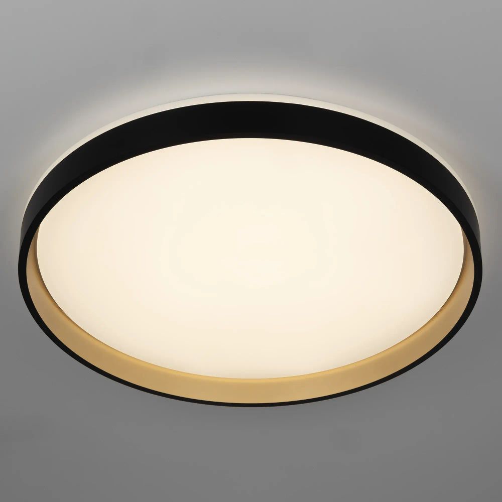 Citilux ENZO CL753511G LED RGB Светильник с пультом Черный + Золото