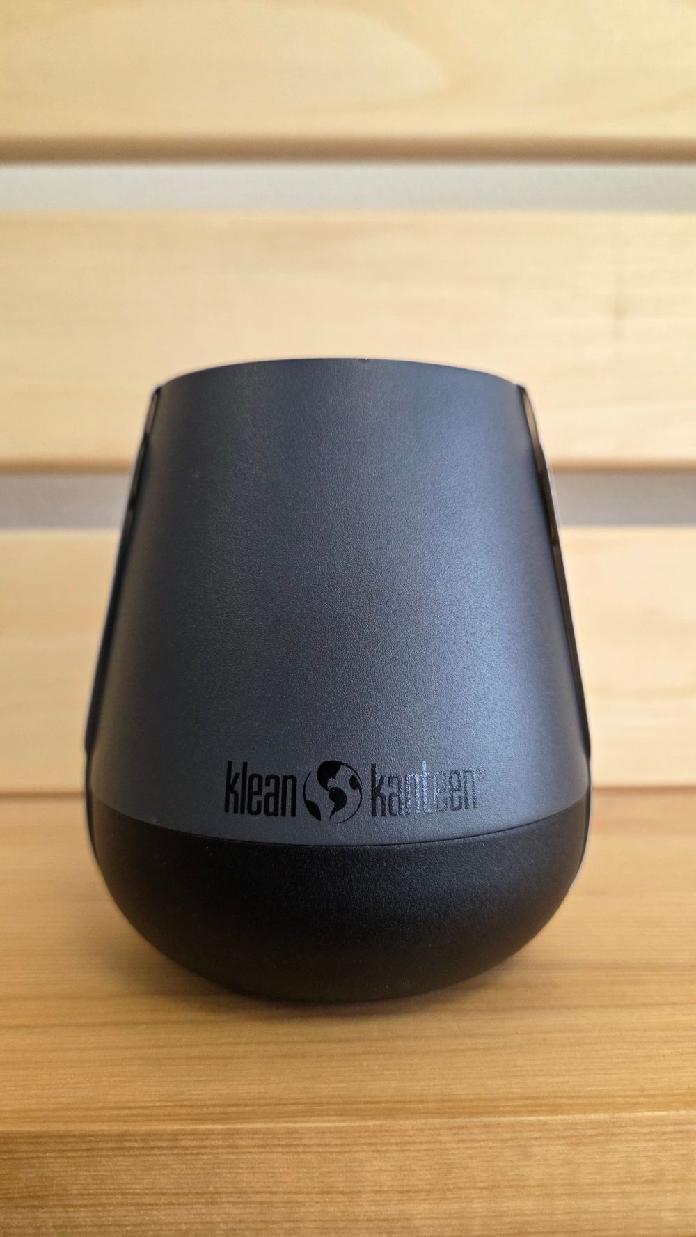 Термостакан Klean Kanteen Rise Wine Tumbler 10oz (280 мл) Asphalt (повреждена этикетка, мелкие потертости)