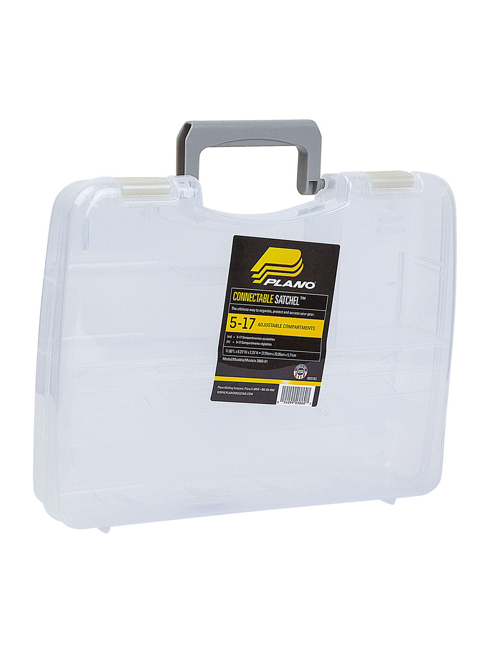 Коробка для приманок Plano Connectable Satchell 3860-00, 5-17 отсеков, замок для соединения с парой (1563746)