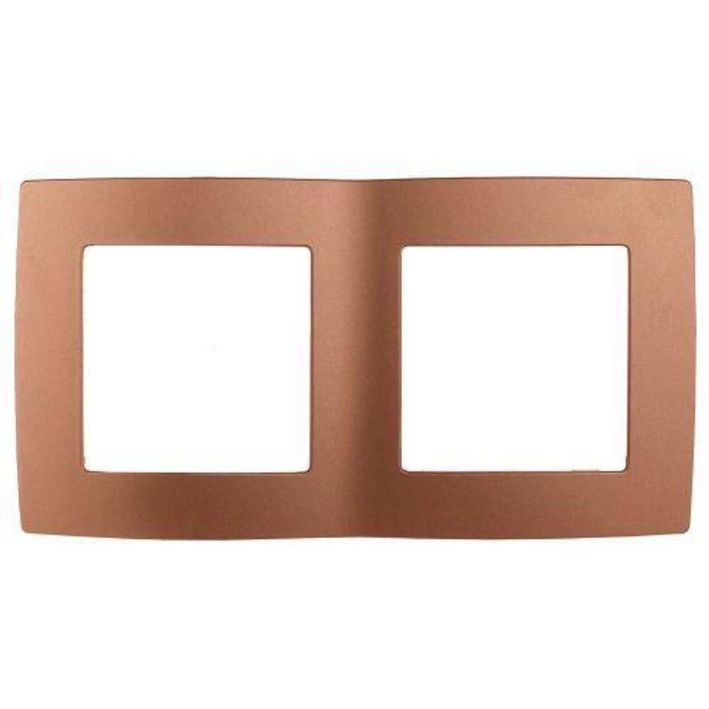 Рамка 2-м 12-5002-14 медь ЭРА Б0019372 Рамка 2-м 12-5002-14 медь ЭРА Б0019372