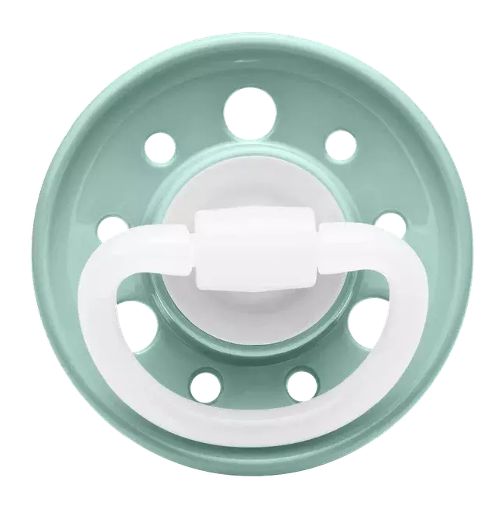 Пустышка латексная NIP "Cherry" 2 шт. для мальчиков, синий/тёмно синий, размер 1