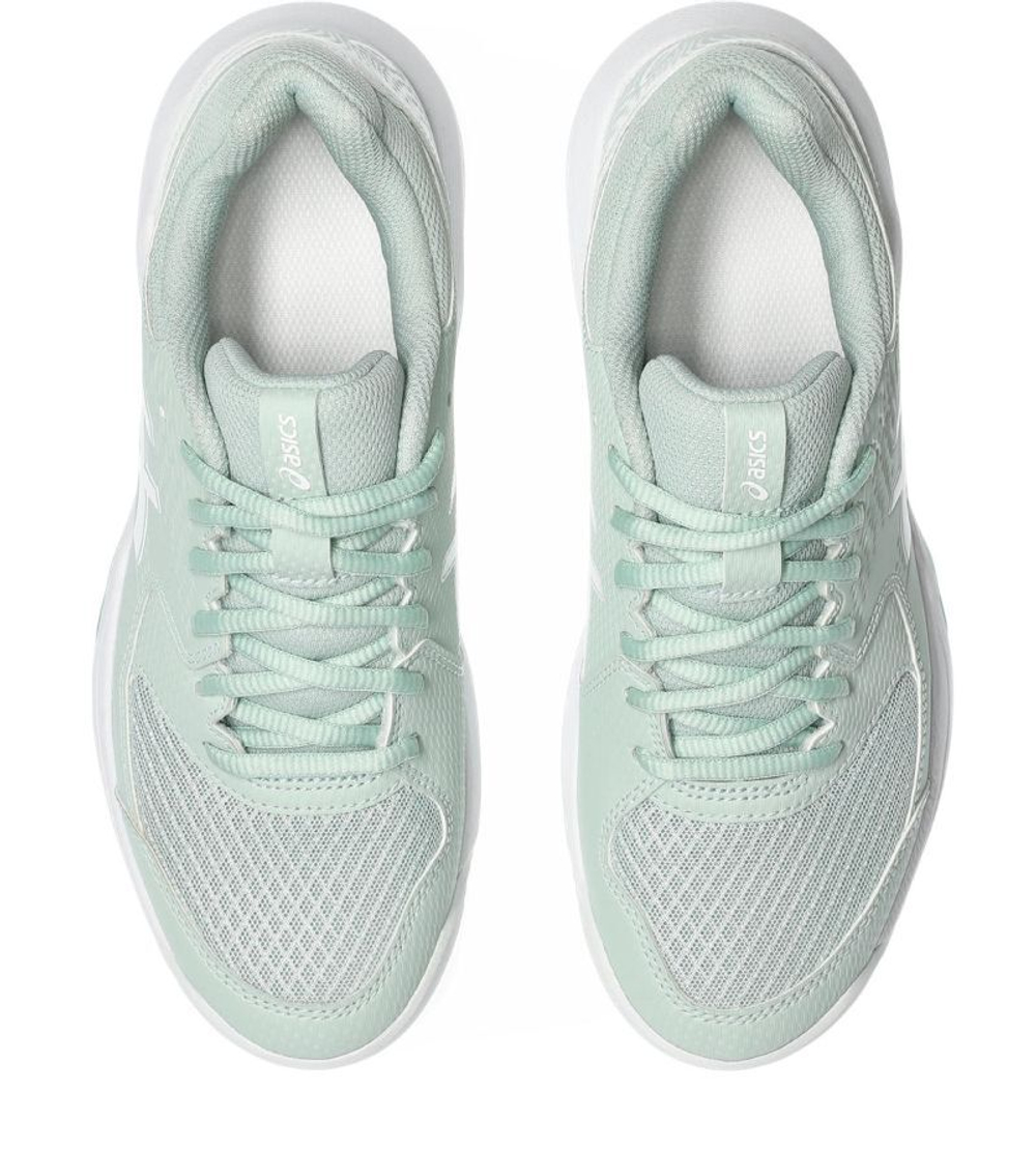 Женские Кроссовки теннисные Asics Gel-Dedicate 8 Clay - лишайник скальный/белый