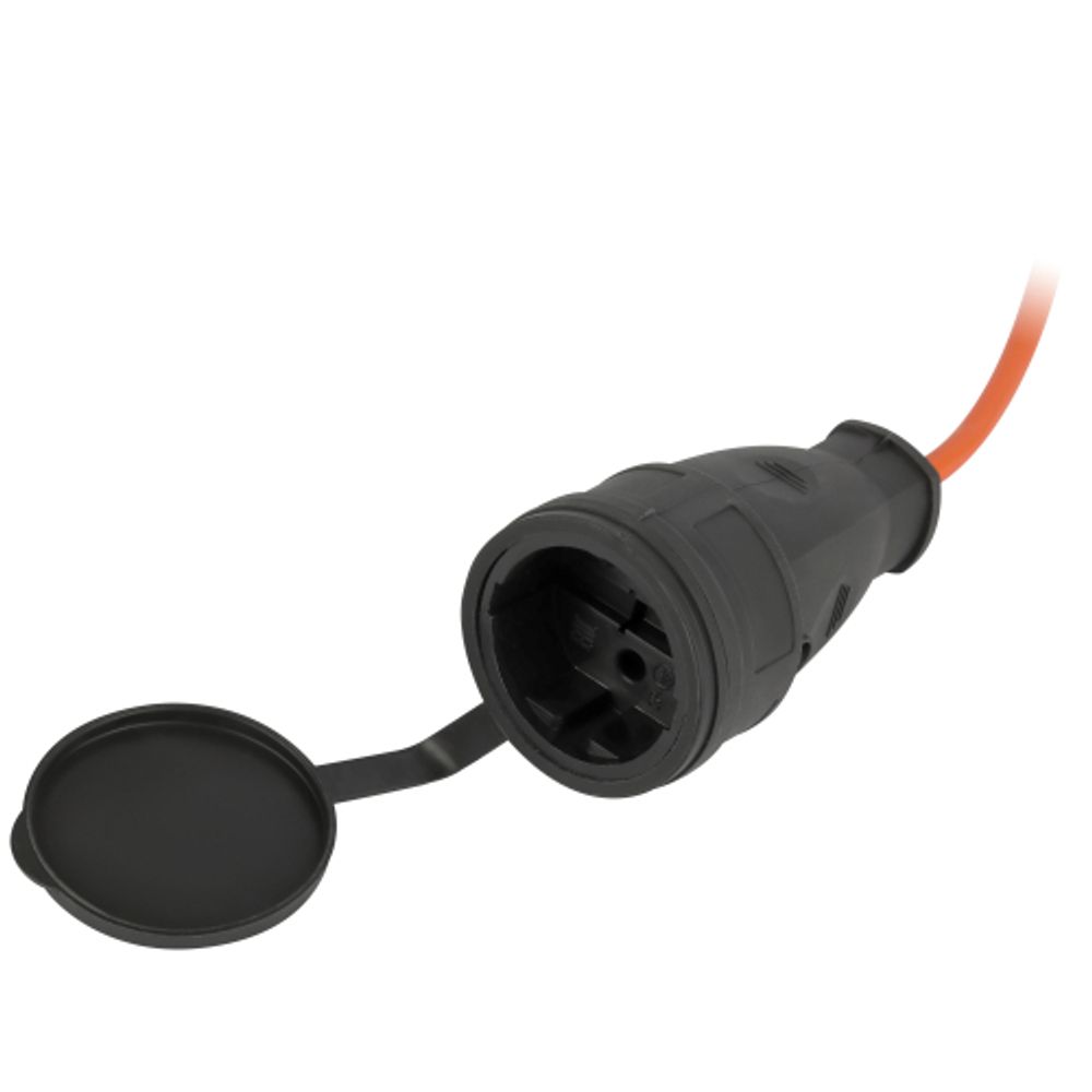 Удлинитель силовой ЭРА RP-1-2x0.75-20m на пластиковой катушке без заземления 1 розетка 20м ПВС 2х0,75мм2 | Силовые удлинители