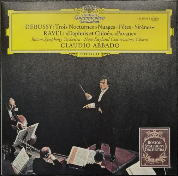 Claudio Abbado - Debussy, Ravel: Trois Nocturnes, Daphnis et Chloe - Analogue, Original Source LP