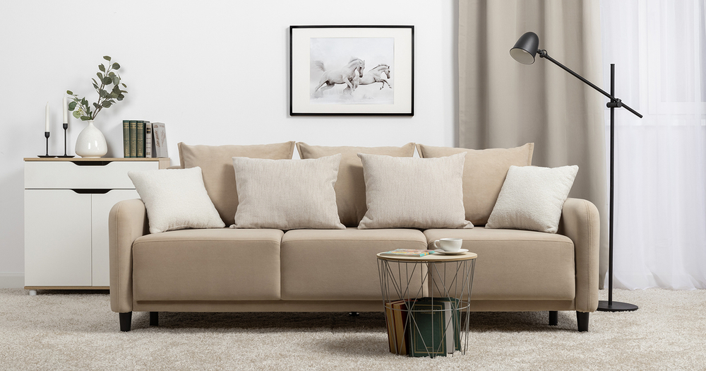 Дакота диван-кровать (кремовый)