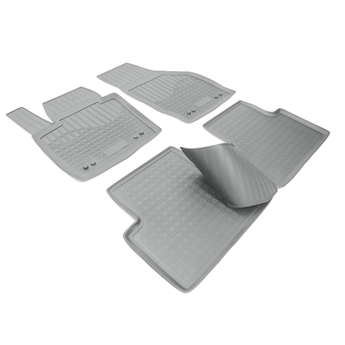 Ковры в салон Norplast/Unidec для Audi Q3 в кузове 8U (2011-)Полиуретан,Серый, арт.NPA11-C05-600-G