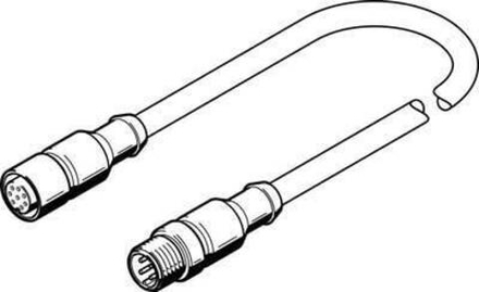NEBV-M12G8-K-5-M12G4 Соединительный кабель