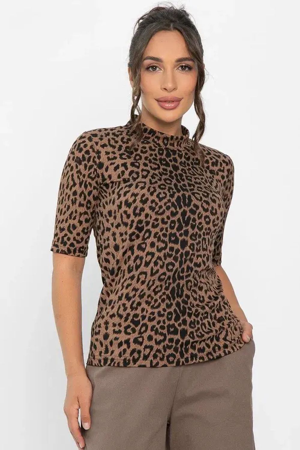 Блуза Новый день НЬЮ (лео) Б13991-19М LT Collection