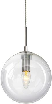 Подвесной светильник 1*Е14 CL102621 хром/прозрачный Томми Citilux