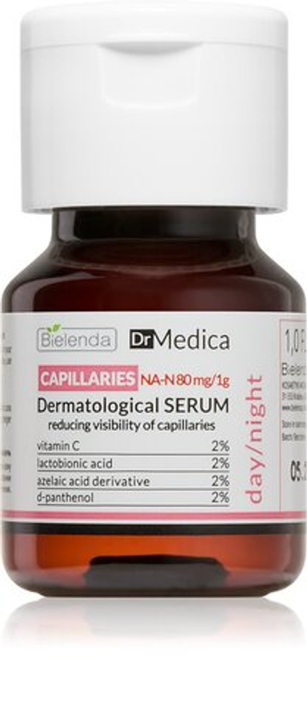 Bielenda Dr Medica Capillaries - сыворотка для укрепления поврежденных вен и уменьшения покраснения /   30  ml  / GTIN 5902169030421
