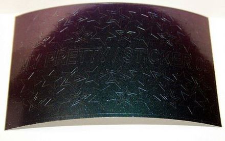 Наклейка металлизированная # 5 (хамелеон)