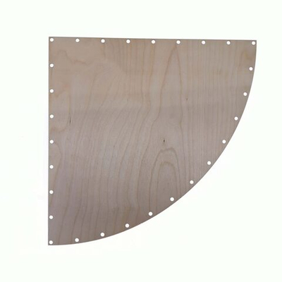 Треугольное донышко из фанеры без рисунка