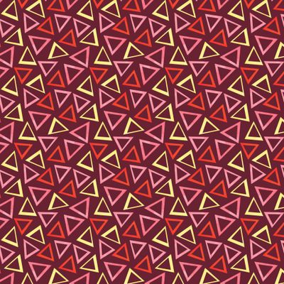 Акварельные треугольники (на бордовом фоне)