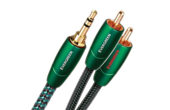 AudioQuest Evergreen 3.5mm - 2RCA 0.6 m