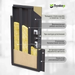 Бункер 06-зеркало Панорама ванилла веллюто