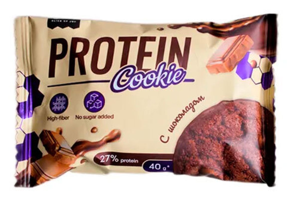 Печенье Protein Cookie с молочным шоколадом, 40г