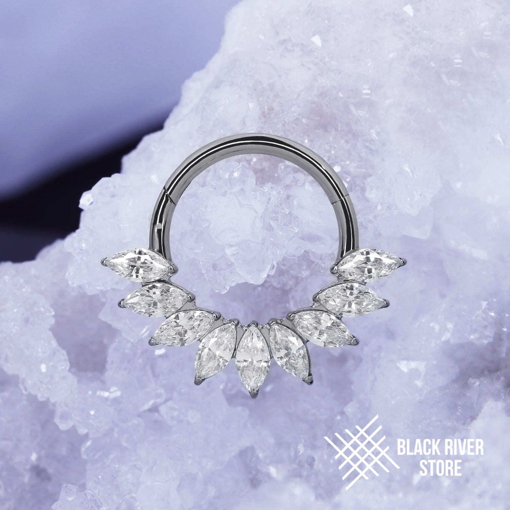Кликер 9K v.3 Marquise Crystal 1.2мм