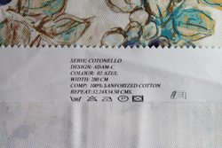 Рогожка Cotonelo Adam (Котонело Адам) C 02 azul