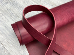 Ременная кожа Missouri MS04 (3,5+ мм), цв. Бордовый