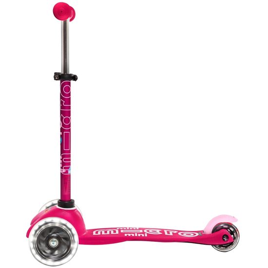 Самокат Maxi Micro Deluxe LED Pink