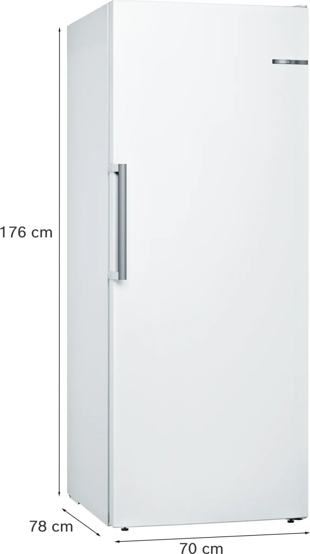 Отдельностоящий морозильник Bosch GSN 54AWDV