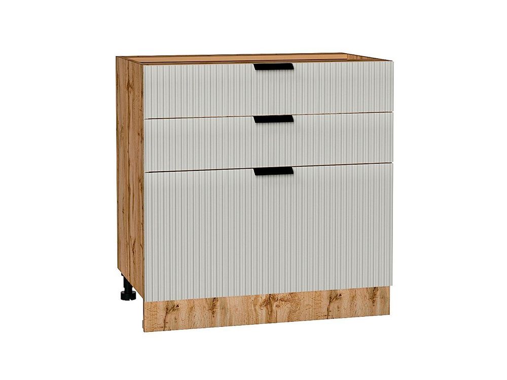 Шкаф нижний с 3-мя ящиками Евро Лайн