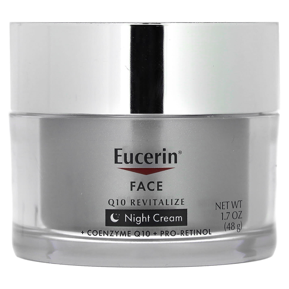 Eucerin, Q10 Revitalize, ночной крем для лица, без отдушки, 48 г (1,7 жидк. унции)