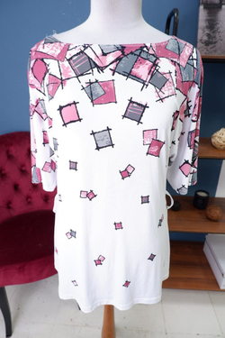 Блузка-туника Bravo с принтом 44 размер, новая