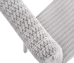 Чехол на стул без оборки Зигзаг, цвет Слоновая кость, Набор 2 шт.