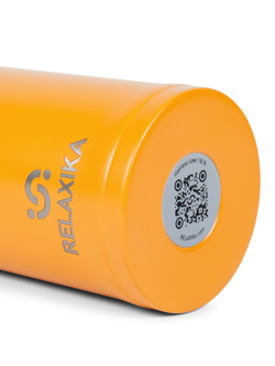 Термокружка Relaxika 701 (0,48 литра), желтая