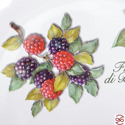 Тарелка NUOVA CER Лесные ягоды 26 см(2 шт)
