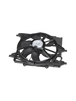 Вентилятор радиатора в сборе (без резистора) RENAULT Clio/Logan/Sandero 07- GANZ GIC06525
