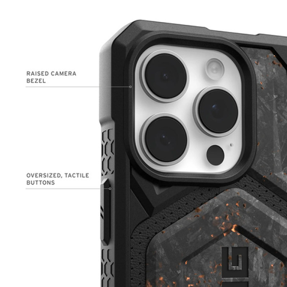 Чехол UAG Monarch Pro для iPhone 16 Pro MAX 6.9&quot; Forged Carbon (114457114FCU)